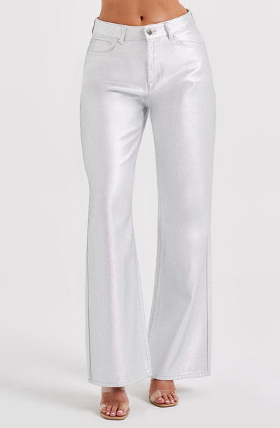 Lara- Silver Pant